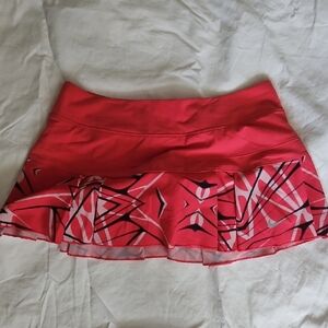 Women's Pink Patterned Skirt